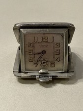 ANCIENNE MONTRE DE VOYAGE OU DE POCHE TURLER BERNE MÉCANIQUE SUISSE ART DECO