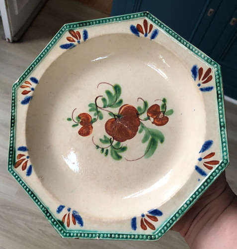 Ancienne assiette creuse - assiette,