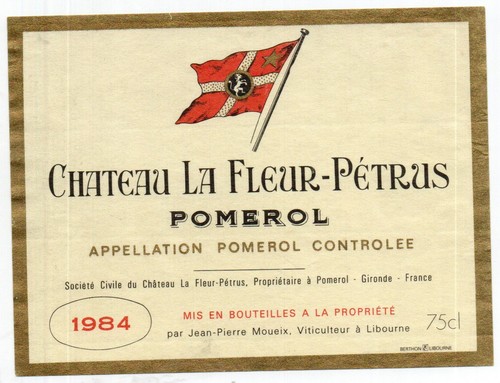 Pomerol etiquette 1er - pomerol,