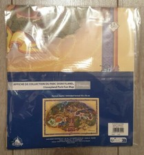 AFFICHE DE COLLECTION / Fun Map DU PARC DISNEYLAND Disneyland Paris