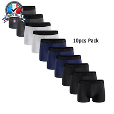 Boxer & Caleçons Coton Homme, Lot de 10, Luxe & Confort 10pcs, aléatoire, doux