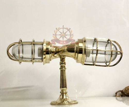 Ancienne lampe cloison - , col