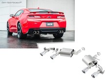 Borla Atak Échappement à Volets Ø70mm Chevrolet Camaro Ss V8 2016-17 Par 2x102mm