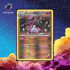 Carte Pokémon Crocorible  65/114  Reverse  Noir et Blanc Français
