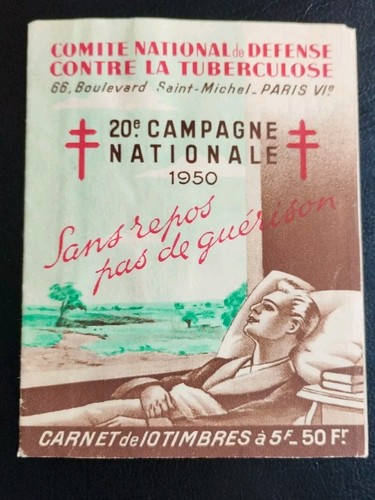 Carnet timbres vignettes - carnet, 10