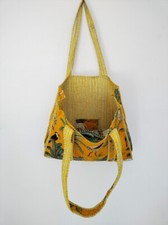 Sac À Main En Coton Jaune