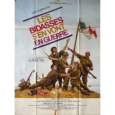 LES BIDASSES S'EN VONT EN GUERRE Movie Poster  - 47x63 in. - 1974 - Claude Zidi,