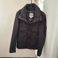 Manteau noir pour homme avec capuche cachée & doublure matelassé amovible - Zara