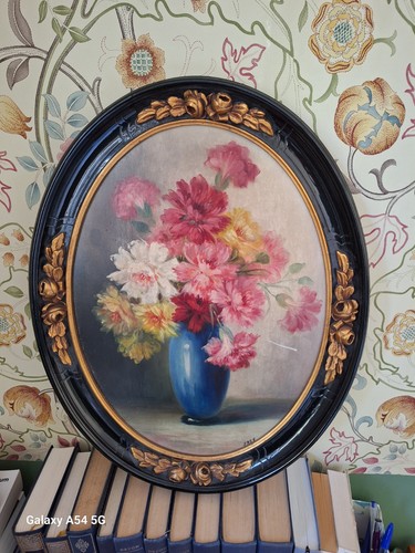 Huile sur bois ancienne - huile,
