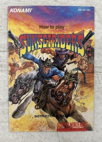 Sunset riders super nintendo - riders,
