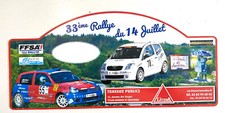Ancienne Plaque de Rallye ASA