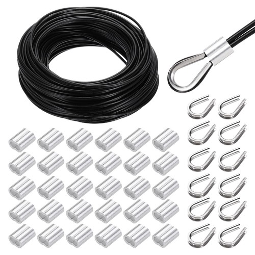 Kit câble acier inox - , 151ft