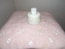 INTERRUPTEUR ELECTRIQUE ANCIEN PORCELAINE 1930 DECOR ART DECO MAISON VINTAGE