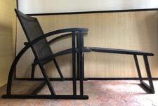 Pascal Mourgue — fauteuil arc —  bois et cannage - en kit pour Triconfort — 1983