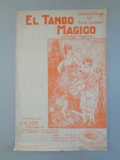 EL TANGO MAGICO Le tango magique Mario Cazes Partition Musique Ancienne Chanson