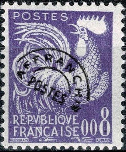 France 1960 coq gaulois preo - gaulois,