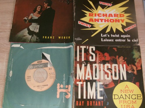 Lot disques vinyles 45t - de,