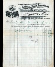 ROSOY / HORTES (52) USINE / LAINES CHAUSSONS  "AU MOUTON DOCILE / MAGNIER" 1907