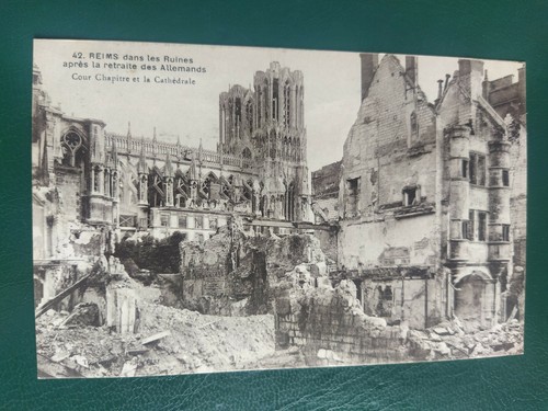 Cpa carte postale reims dans - cpa,