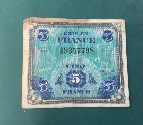 Billet francs 1944 - de, 5