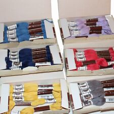 Lot de 6 boîtes d'échevettes DMC vintage *6