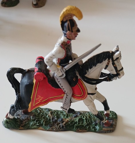 Soldat plomb cuirassier - plomb-,