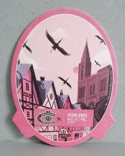 Sous bock bière brasseurs - bock, 3