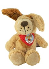 Doudou Peluche chien beige