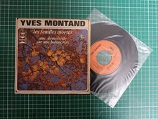 Ep 45t - Yves Montand - Les Feuilles Mortes - 1968 VG