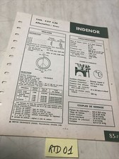 Fiche technique moteur diesel