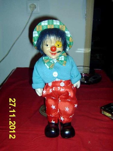 Poupee clown - clown, (pour