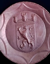 ASSIETTE MURALE 38 CM CUIVRE