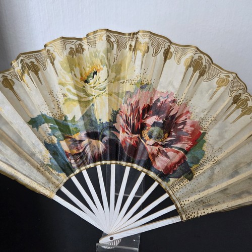 Eventail ancien art nouveau - eventail,