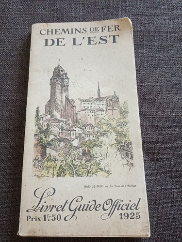 1925 livret guide chemins de - guide,