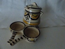 HENRIOT QUIMPER : SALIERE-POIVRIERE-MOUTARDIER