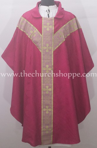 Col foncé rose gothique - v,