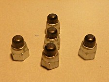 5 anciens stock Ecrou borgne diamètre 6 mm velo vintage collier puky draisienne