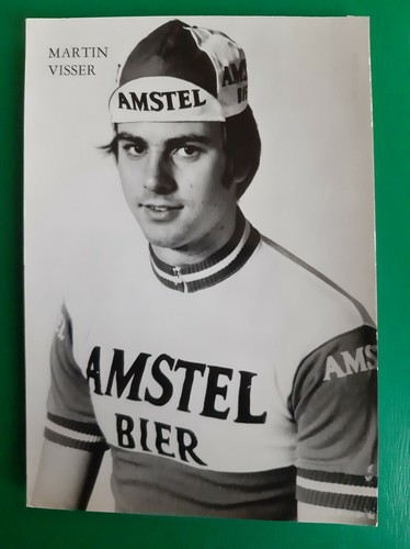 Cyclisme carte cycliste martin - carte,