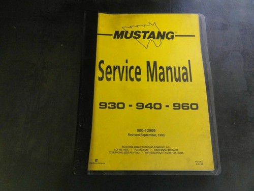 Oem factory mustang 930 - mustang,