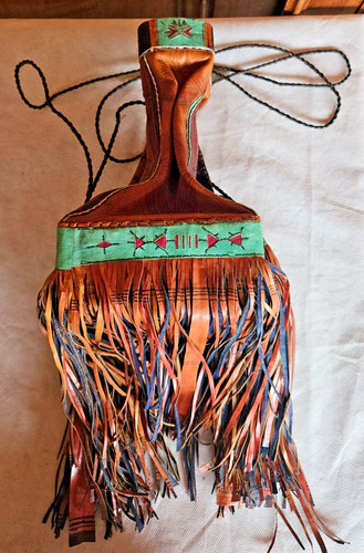 Ancien sac franges ethnique - ancien,