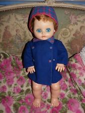 VDS VINTAGE COLLECTOR POUPON POUPÉE "BELLA" 56 CM AVEC VETEMENT D'EPOQUE