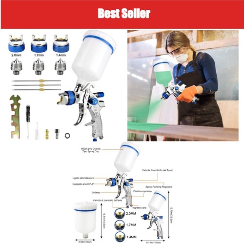 Pistolet peinture hvlp - pistolet,