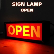 Lampe enseigne américaine OPEN éclairage intérieur garage néon ouvert cool...