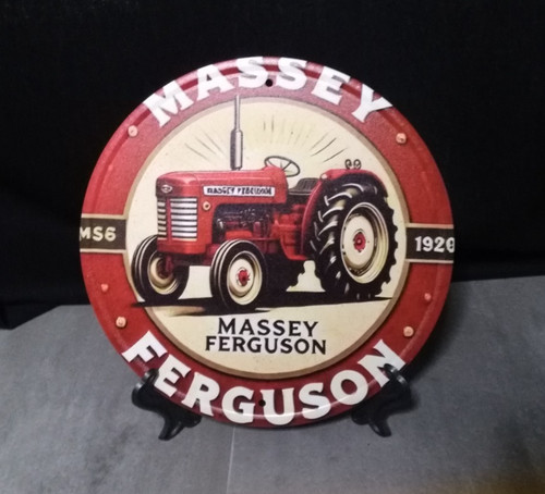 Plaque métal vintage tracteur - vintage,