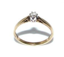 Bague solitaire diamant en - bague,
