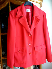 VESTE LEGERE COLLECTION PRINTEMPS BETTY BARCLAY polyester rouge T. 48