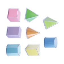 8 pièces formes 3D