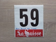 dossard tour de Romandie 1993. LAURENT FIGNON.