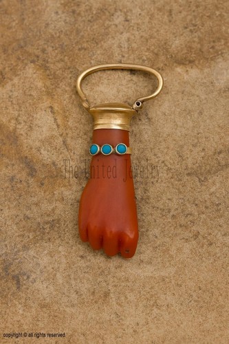Bijou pendentif main figa - , en