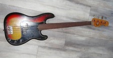 1976 Fender Precision Bass Fretless USA Sunburst 